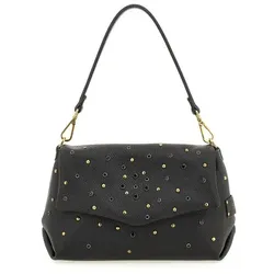 Gabs Guadalupe Bull Nihan Schultertasche Leder 28 cm black