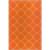 Sanat »Berlin«, rechteckig, 6 mm Höhe, In -und Outdoor geeignet, robust und pflegeleicht orange B/L: ca. 160x230 cm - orange