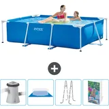 Rechteckiger Frame Pool - 220x150x60 Cm - 5-teilig  Scb122