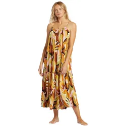 Sommerkleid BILLABONG "Sun Follower", Damen, Gr. XS, US-Größen, bunt (multi), 100% Viskose, Kleider