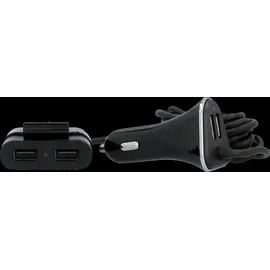 CARTREND 4-Port USB Ladestecker XXL 9,6A - Schwarz