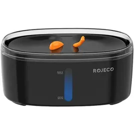 rojeco Wasserbrunnen für Haustiere 2,5L (schwarz)