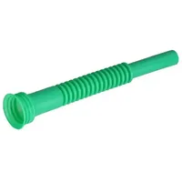 Hünersdorff Auslaufrohr STANDARD-Benzin grün, HDPE