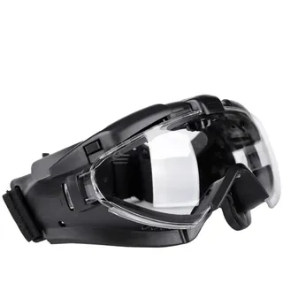 ACEXIER Taktische Brille Fan Version Anti Fog Staub Airsoft Brillen Winddichte Brillen Brillen Radfahren Sonnenbrillen (Black)