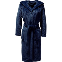 REDBEST Fleece Unisex-Bademantel mit Kapuze Perris in marine |