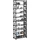vidaXL Schuhregal 54 x 158 x 28 cm grau / grau