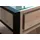 MASSIVMOEBEL24.DE Couchtisch Denver Beige Akazie 120 x 60 x 45 cm