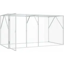 vidaXL Vogelkäfig Anthrazit 208 x 102 x 108 cm