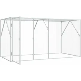 vidaXL Vogelkäfig Anthrazit 208 x 102 x 108 cm