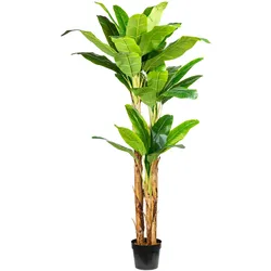 CREATIV green Künstliche Palme Bananenpflanze 240cm im Topf