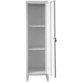 [en.casa] Einzelspind Kurikka 38 x 137 x 38 cm Weiß