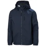 HELLY HANSEN Jr Crew Hooded Jacket Marineblau 152