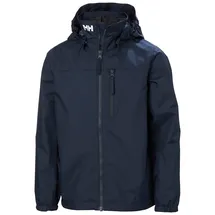 HELLY HANSEN Jr Crew Hooded Jacket Marineblau 152