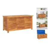 vidaXL Gartenbox mit Lüftungsschlitzen 113x50x56 cm Massivholz Akazie