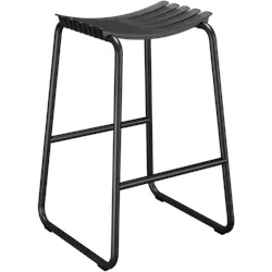 HOUE ReCLIPS Barhocker Aluminiumgestell schwarz - Black
