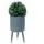DanDiBo Ambiente Blumenhocker 27 x 27 x 15 cm Grau