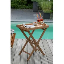 deVries Gartenklapptisch 40 x 75 x 60 cm Mehrfarbig