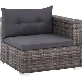 vidaXL Garten-Lounge-Set grau/dunkelgrau