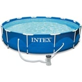 Intex Metal Frame Pool Set 366 x 76 cm inkl. Filterpumpe