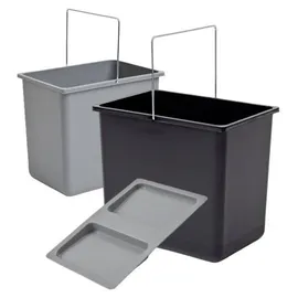 HAILO Inneneimer 18 l Schwarz/Grau