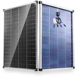 Nicesolar 200W Solarpanel Solarmodul monokristallines Photovoltaik Solarzelle 200 Watt PV Modul für 12Volt Batterien Wohnwagen Wohnmobil Boot Yacht RV Dachhalterungen Off Grid