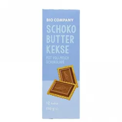Bio Company Butterkekse mit Milchschokolade Tafel bio