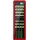 Cecotec Weinkühlschrank 30 Flaschen Retro Bolero Grandsommelier Origin Duo 30 Hit Red. Rot mit 2 Temperaturzonen (5-12oC, 12-20oC), LED-Steuerung, NoFrost, Holzregale, Innenbeleuchtung, Belüftung