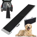 Hunderampe Haustierrampe Rampe klappbar Alu 215cm 180 kg Kofferraumrampe