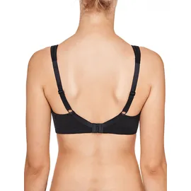 SUSA Schalen BH ohne Bügel Milano Damen, Gr. 80, Cup B, schwarz Stoff, Obermaterial: 79% Polyamid PA. 13% Elasthan EL. 8% Baumwolle CO., BHs Schalen-BH