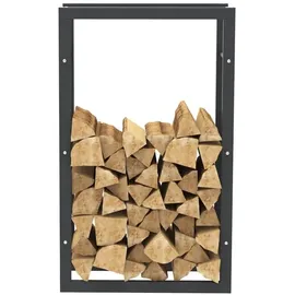 BC-ELEC Holzablage Stahl 100 x 60 x 25 cm Schwarz