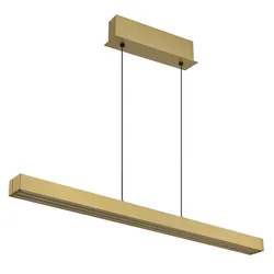 GLOBO LIGHTING LED-Hängeleuchte "ETHAN", gold (messingfarben antik), 1 flammig, H: 150,00cm,, Lampen, CCT-Funktion, verstellbar in Höhe und Länge, ausziehbar