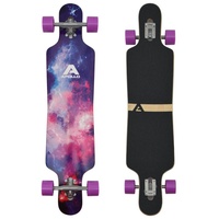 Apollo Longboard Twin Tip DT Longboard 40", aus Holz mehrlagig verleimt für Idealen Flex & Stabilität lila