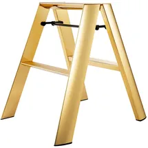 Metaphys - Premium Lucano 2 Step Hockerleiter, Gold