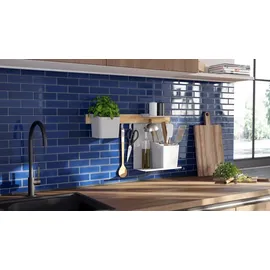 Tesa Küchen-Organizer Kombi Set M weiß 60,0 x 15,0 x 34,0 cm, 1 Set