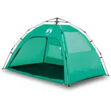 vidaXL Strandzelt 2 Personen Seegrün Quick Release Wasserdicht
