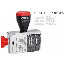 Colop Datumstempel mit Text 04000/WD ohne Logo, 1 St.