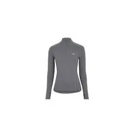 Danish Endurance Langarmshirt Half Zip grau grau S