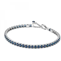 Pandora Timeless Tennisarmband Blau 591469C02-20 Größe 20 cm