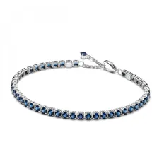 Pandora Timeless Tennisarmband Blau 591469C02-20 Größe 20 cm