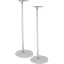 conecto CC50596 2er-Set Premium Standfuß für SONOS ONE + SONOS PLAY:1 mit Kabelmanagement, Höhe: 71,6cm, Traglast: max. 3,0kg, weiß