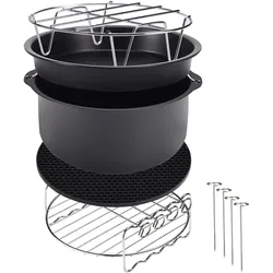 Zubehör-Set Heißluftfritteuse 9-tlg