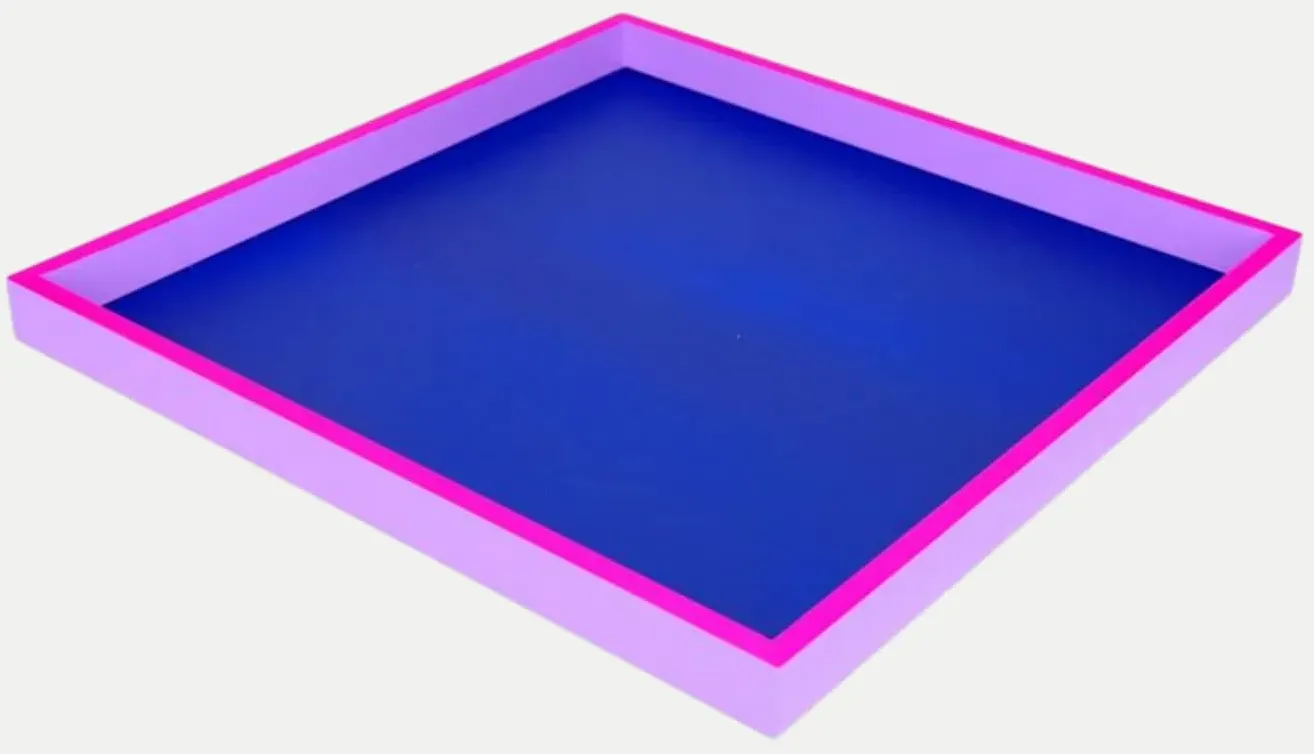 Neo Tablett Quadratisch Blau