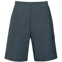 TRIGEMA Jerseyhose TRIGEMA "TRIGEMA Cargo-Bermuda aus 100% Baumwolle", Damen, Gr. L, US-Größen, grau (anthrazit), 100% Baumwolle, Hosen Jerseyhose