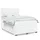 vidaXL Boxspringbett 140 x 200 cm Weiß