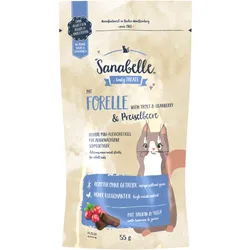 Sanabelle Katzen-Snack Forelle Preiselbeere