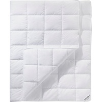 SCHLAFGUT Casual weich & warme Faserbettdecke Winter, 155x220 cm weiß aus 100% Polyester mit Hohlfasern
