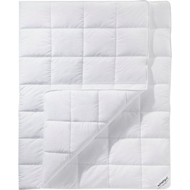 SCHLAFGUT »Casual«, weich & warme Faserbettdecke Winter, 155x220 cm, weiß aus 100% Polyester mit Hohlfasern