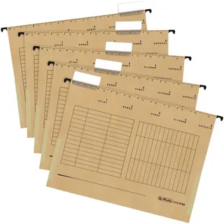 Herlitz Hängetasche A4 natron 5er Set
