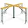 CASARIA Stehtisch Quattro 241 x 241 x 104 cm Braun