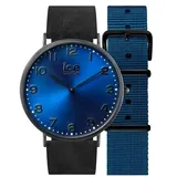 Ice Watch CHL.A.DUR.36.N.15 Ice City Durham Lederarmband blaues Zifferblatt A...